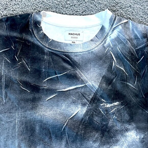 MACHUS IIIIII Spray Tee - Size XXL - Excellent Condition - RARE  Streetwear Art - Picture 6 of 8